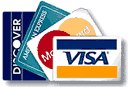 We accept Major Charge Cards