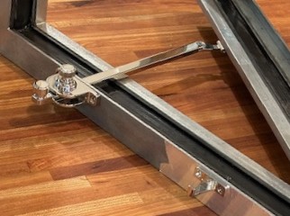 Flat Window Operator metal window